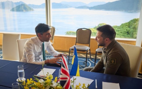 Зеленський зустрівся з прем&#039;єрами Британії та Італії