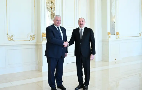Сибіга зустрівся з президентом Азербайджану у Баку
