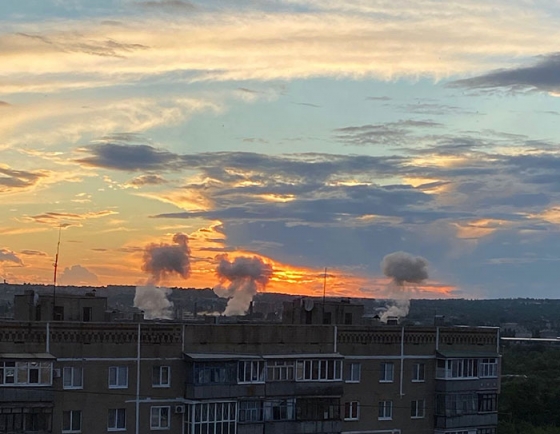 Російські мерзотники знову обстріляли Слов&#039;янськ касетними боєприпасами