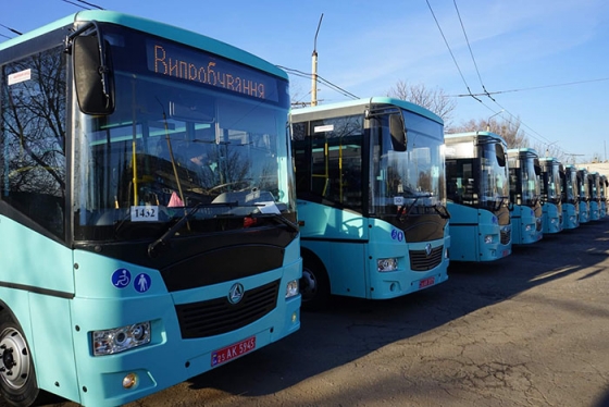 Парк ТТУ Краматорска пополнили 9 новых автобусов