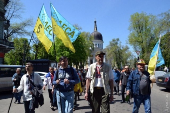 В Одессе активисты Майдана почтили память погибших 2 мая побратимов (фото)
