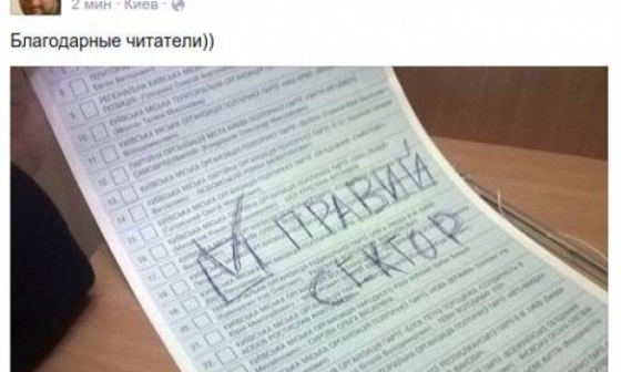 Испорченные бюллетени на местных выборах 2015