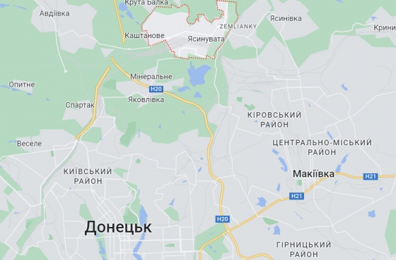 В окупованій Ясинуватій пролунали вибухи в районі вокзалу