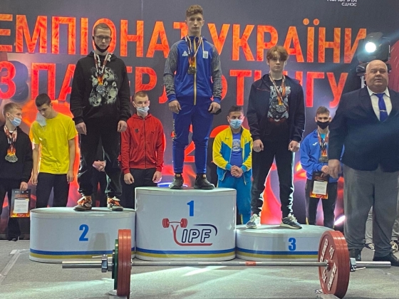 Краматорські юнаки успішно стартували на Чемпіонаті України з пауерліфтингу
