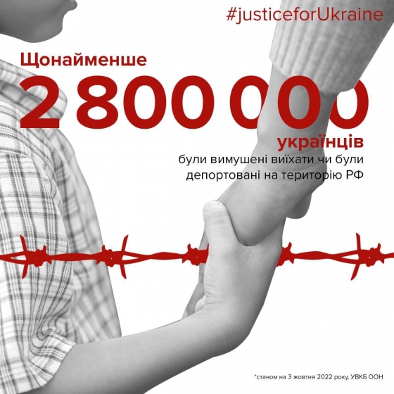 З лютого до Росії було депортовано щонайменше 2,8 млн українців, - Лубінець 