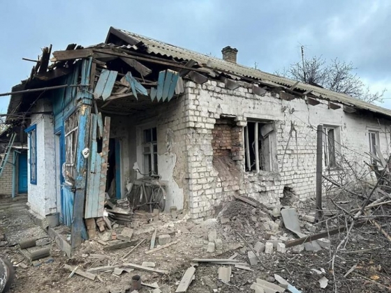 Учора 1 листопада росіяни обстріляли Костянтинівку