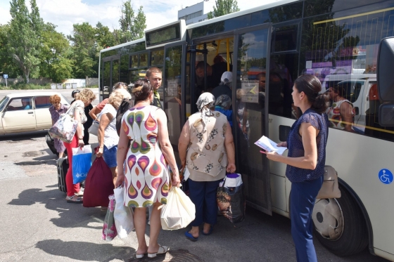 Розпочалась безкоштовна евакуація краматорців до Кіровоградської області