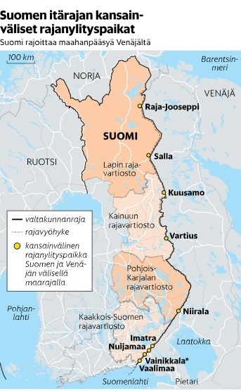 Фінляндія закриє майже всі прикордонні переходи з Росією. ЗМІ дізналися деталі