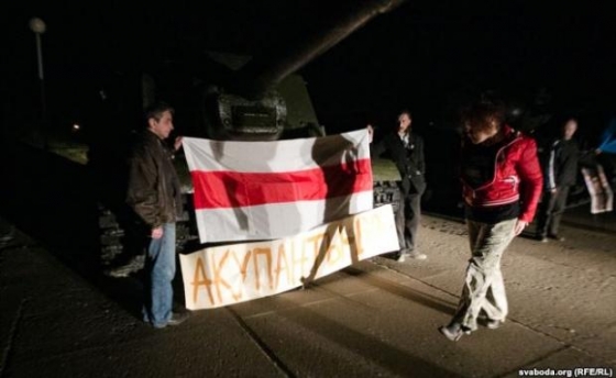 &quot;Оккупанты - вон&quot;, - белорусские активисты подготовили &quot;теплый прием&quot; путинским байкерам