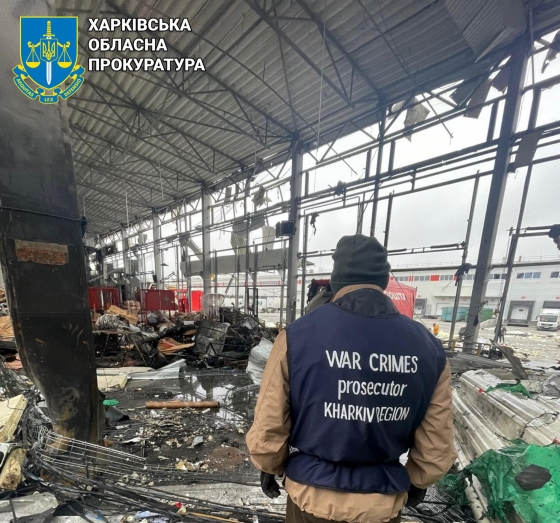 Удар по терміналу &quot;Нової пошти&quot; на Харківщині здійснено двома ракетами типу С-300, - прокуратура