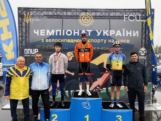 Велосипедисти Краматорського району здобули 5 медалей чемпіонату України на шосе в олімпійських видах програм