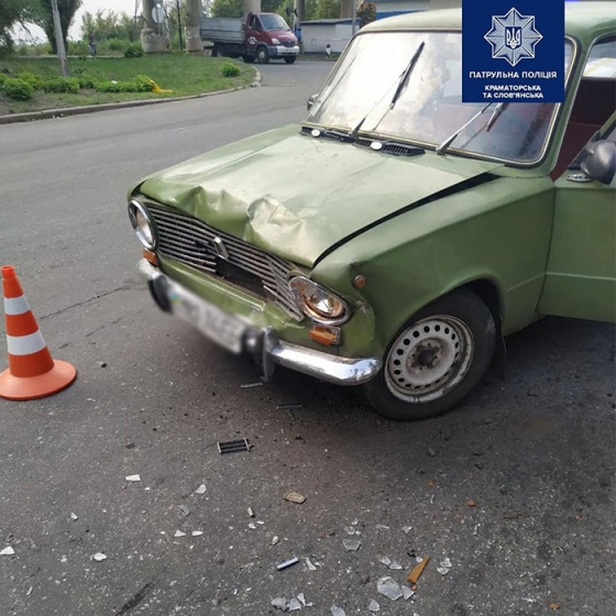 В Краматорске произошло очередное ДТП с участием пьяного водителя