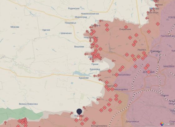 Росіяни зруйнували Вугледар, через що їм вдалося рухатися у фланг, - голова ЦПД