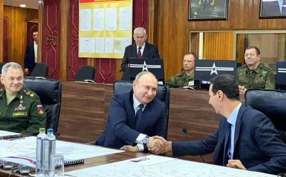 Путин на Рождество полетел в Сирию: встретился с Асадом и российскими военными