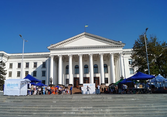 На главной площади Краматорска стартует акция в честь Всемирного дня гуманитарной помощи