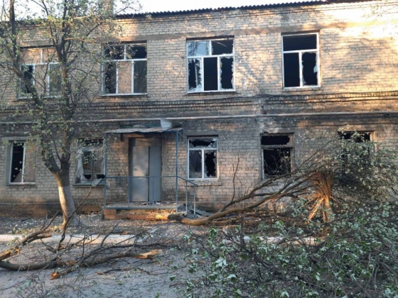 На Донетчине больница попала под обстрел 