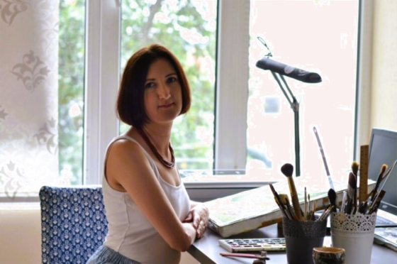 Художниця з Краматорська ілюструє дитячу літературу у Тернополі