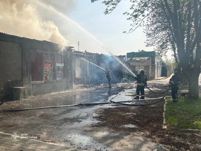 У Краматорському районі згоріли редакція однієї з газет і друкарня