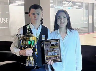 Більярдист із Краматорського району виграв турнір у Вінниці