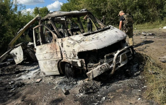РФ вдарила дроном по авто &quot;Госпітальєрів&quot; у Харківській області: двоє медиків загинули