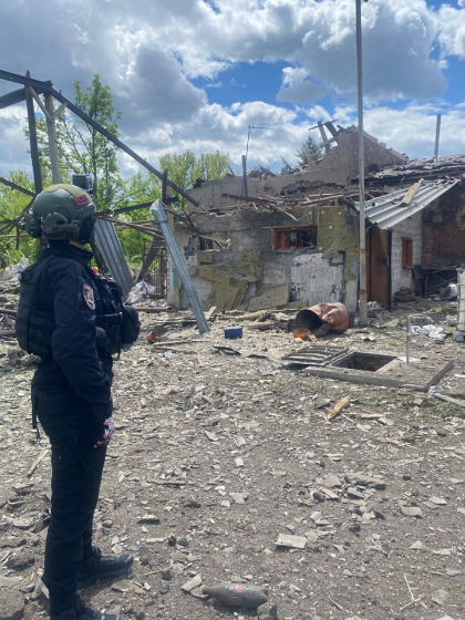 Ворожий авіаудар по Костянтинівці: постраждала цивільна особа, пошкоджено інфраструктуру