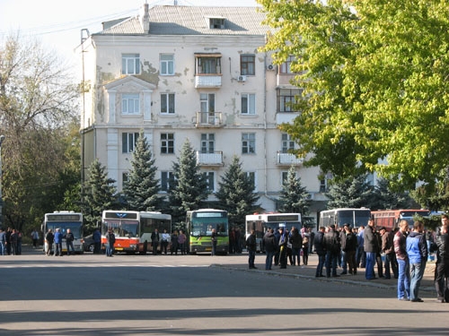  В Краматорске шахтеры &quot;Краснолиманской&quot; требуют освободить их директора