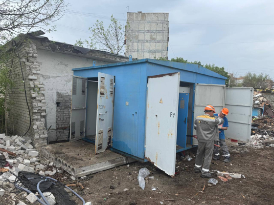 Енергетики продовжують відновлення електропостачання після обстрілу 26 травня
