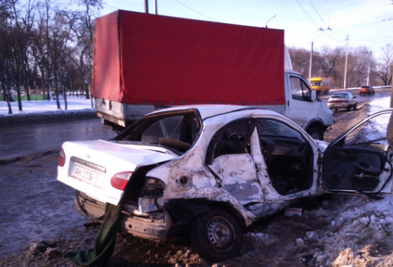 В Краматорске в результате ДТП погиб пассажир такси