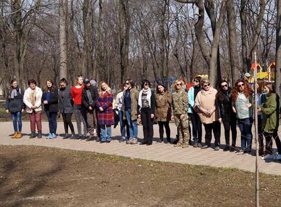В Краматорске появилась аллея памяти женщин-защитниц Украины