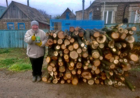 У Краматорську триває програма з видачі безкоштовних дров