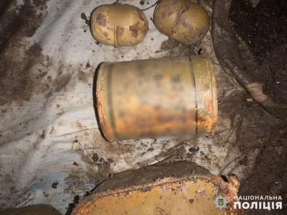 Вблизи Славянска правоохранители изъяли схрон боеприпасов