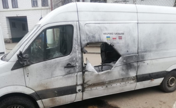 Окупанти обстріляли машину польських волонтерів на Донеччині, є поранені