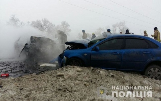 Жуткое ДТП на Донетчине: погибли пять человек, еще трое получили травмы