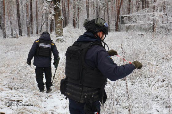 Крок за кроком до безпеки: розмінування лісового масиву у Національному парку «Святі гори»