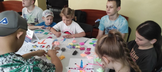 У «Вогнику надії» для дітей Мар’їнської громади провели заняття з психологічної реабілітації