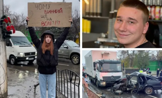 “Чому винний ще на волі?”: дівчина з Краматорська вийшла на пікет через затягування розслідування смертельної ДТП