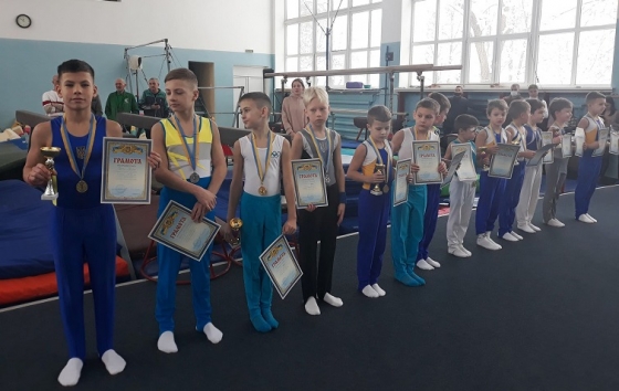 В Краматорске состоялся открытый чемпионат ДЮСШ №2 по спортивной гимнастике среди юношей