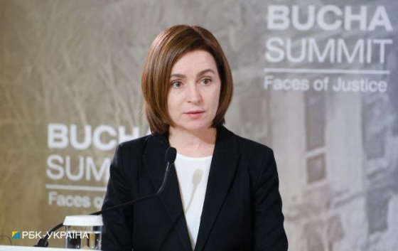 Санду заявила, що Пригожин хотів повалити владу в Молдові