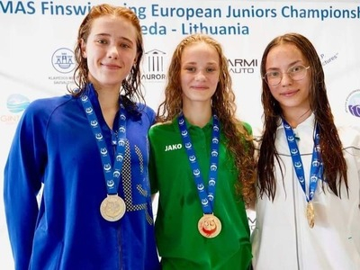 Спортсменка із Краматорська стала чотириразовою призеркою на чемпіонаті Європи з плавання