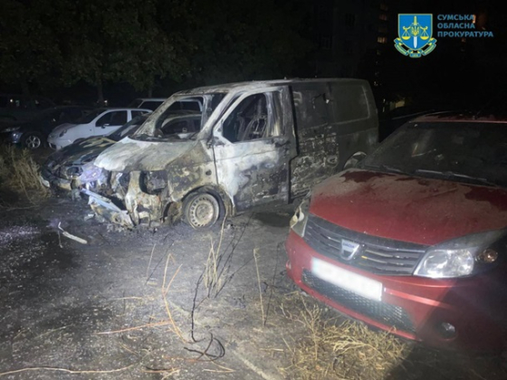 На Сумщині та Київщині затримано паліїв авто військових