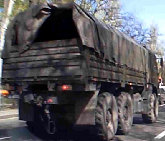 Донецк Военторговский орковоз с бронированной кабиной