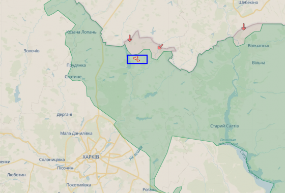 ЗСУ намагаються відтіснити росіян у напрямку Глибокого за 40 км від Харкова, - Генштаб