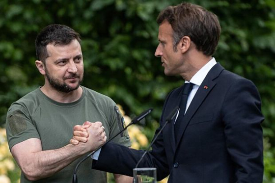 Зеленський та Макрон провели тривалу телефонну розмову перед засіданням &quot;Рамштайну&quot;
