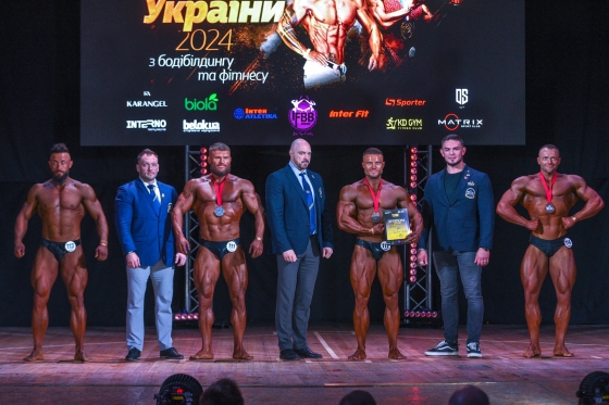 На чемпіонаті України з бодібілдингу спортсмени Донеччини здобули 6 медалей