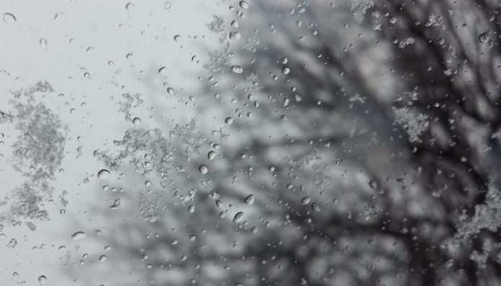 В Україні у понеділок - до 11° тепла, місцями сильний вітер та мокрий сніг
