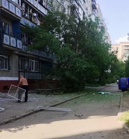 Краматорськ о 15:56 зазнав повторного удару