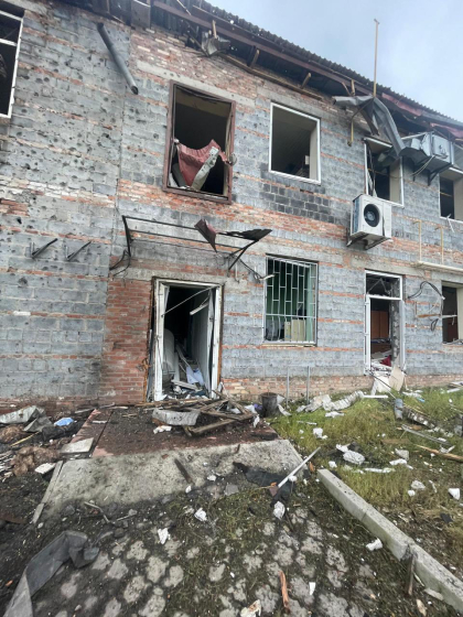 Нічний обстріл Словʼянська