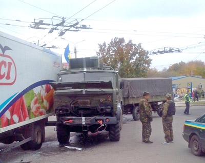 В районе Крытого рынка в Краматорске произошло ДТП