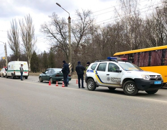 В Краматорске произошло ДТП с участием инкассаторского автомобиля