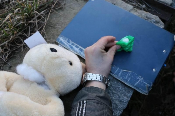 В игрушечном мишке у несовершеннолетней жительницы Славянска полицейские выявили наркотик